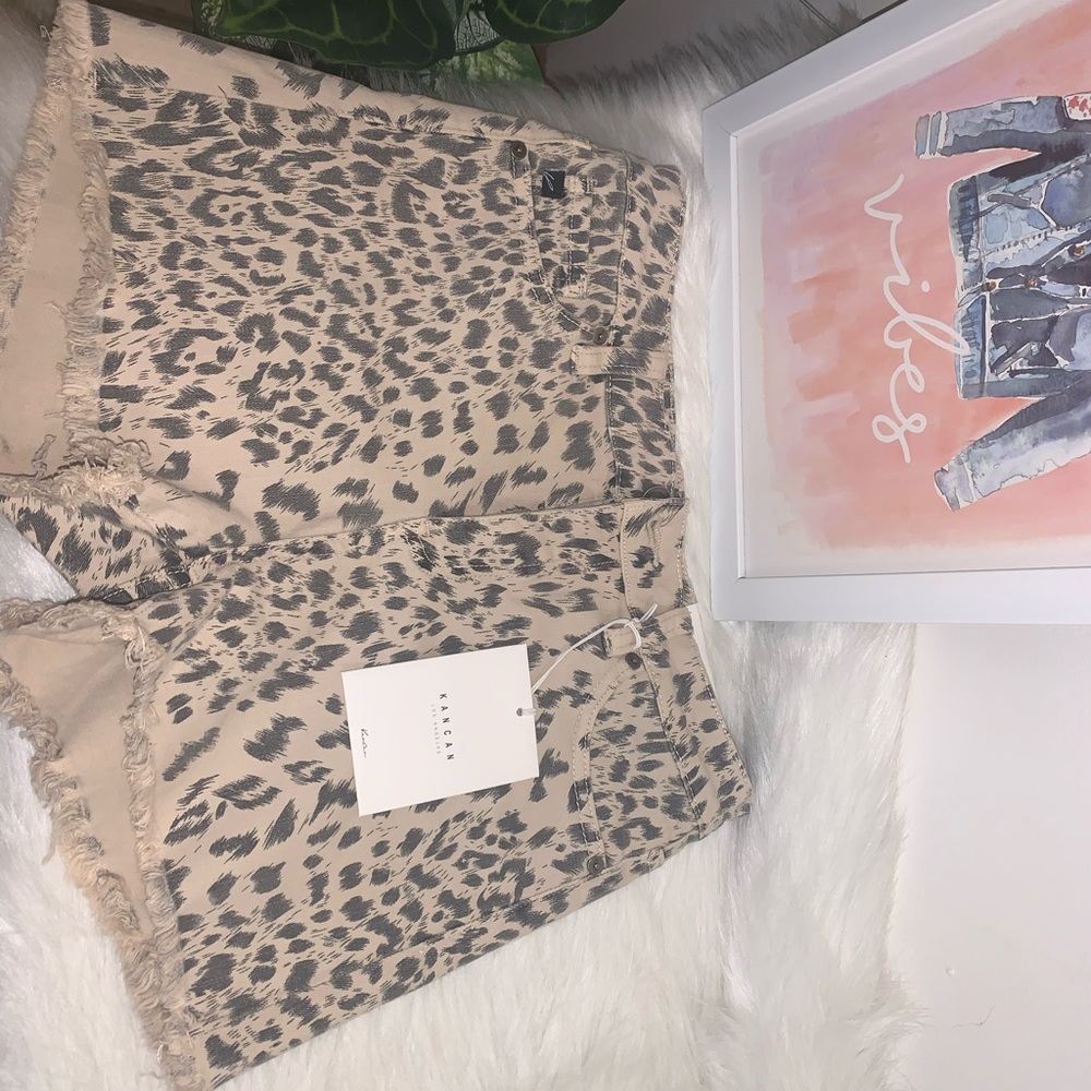 Kancan Leopard Shorts